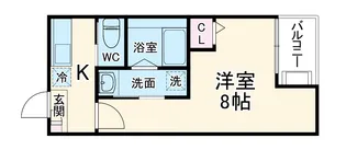 JACK MARUGASAKIⅡ【1階】の間取り