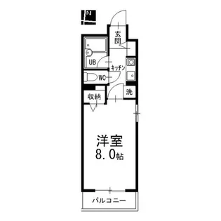ハイネス修芳【3階】の間取り