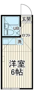 ユナイト六浦フォンダンショコラ【2階】の間取り