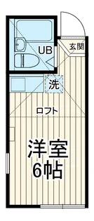 ユナイト六浦フォンダンショコラ【2階】の間取り