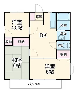 レジデンス湘南【201号室】の間取り