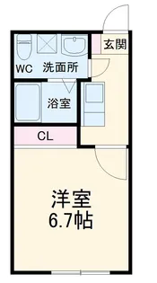 メルシーメゾン【1階】の間取り