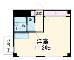 テック原ビル【4階】の間取り