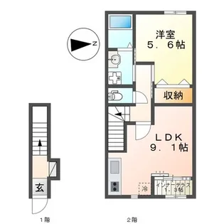 ククナSO【2階】の間取り