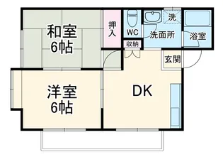 ハイムミストラル【101号室】の間取り