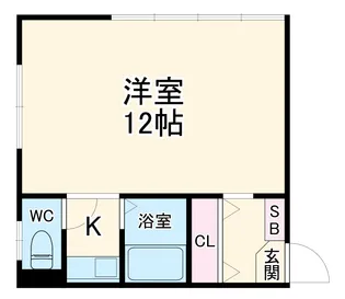 エムズビル【303号室】の間取り