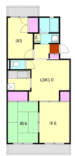 エスティア【103号室】の間取り