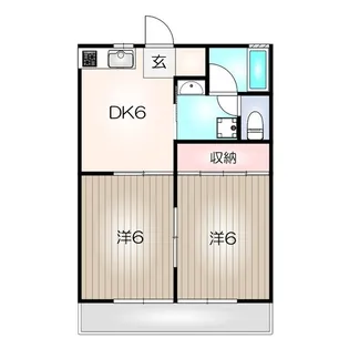 RESENCE TOYOTA【202号室】の間取り