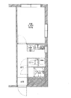 フジサンハイツ【1階】の間取り