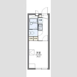 レオパレスシャーペルサン【1階】の間取り