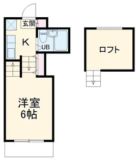 ジュネパレス松戸第72【101号室】の間取り