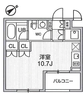 大田西馬込レジデンス【205号室】の間取り
