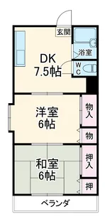 メゾンオオワキ【3階】の間取り