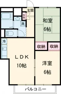 エミネンス二宮【3階】の間取り