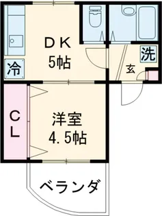 メゾンドポエジー【3-B号室】の間取り