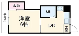 竹内マンション【1階】の間取り