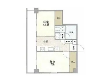 グリーンキャピタル弦巻【3階】の間取り