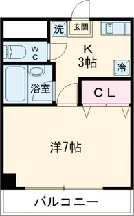 パレスヒルズ【4階】の間取り