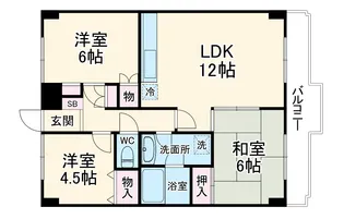 秋本ビル【3階】の間取り