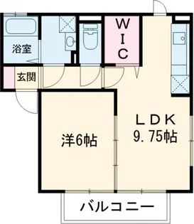 T-Room【101号室】の間取り