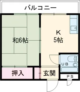 セブンハイツ【403号室】の間取り