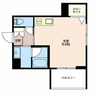 グランセントラル ミラまち【407号室】の間取り