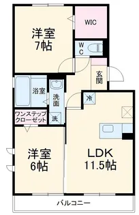 グランドュール【0302号室】の間取り