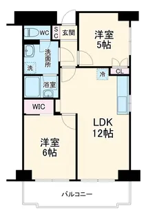 チェスターハウス川口【3階】の間取り