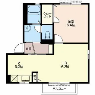シャーメゾン・SAKURAI【D101号室】の間取り