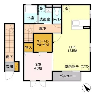 ロート パルーデ【2階】の間取り