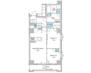 プレディアコート西葛西【5階】の間取り