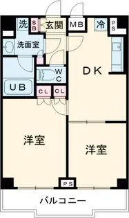 ルーブル上板橋【4階】の間取り