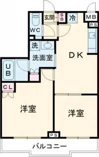 ルーブル上板橋【2階】の間取り