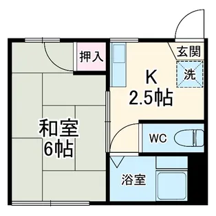 ガーデンハイツ【1階】の間取り