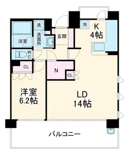 パークアクシス大船【5階】の間取り