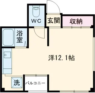 ハイツサンエー【202号室】の間取り
