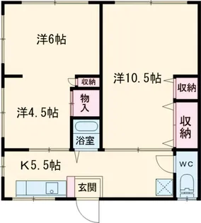 倉田荘【201号室】の間取り