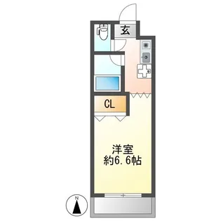 PRUSTA長良【302号室】の間取り