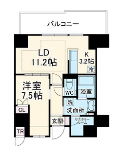 ザ・ハウス豊橋WEST 1303号室【13階】の間取り