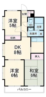 イーストビレッジ【2階】の間取り