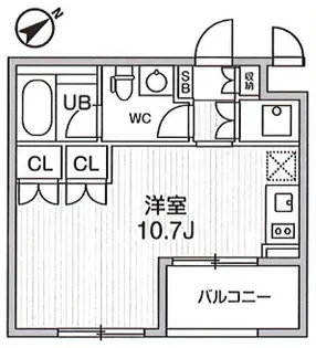大田西馬込レジデンス【2階】の間取り