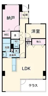 TLRレジデンス磯子駅前【803号室】の間取り