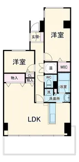 TLRレジデンス磯子駅前【8階】の間取り