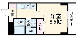 リベルタ湘南【202号室】の間取り