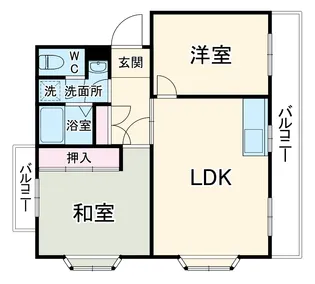 リヴェール茅ヶ崎【1階】の間取り