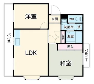 リヴェール茅ヶ崎【1階】の間取り