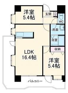 スマイル・コート本厚木【4階】の間取り