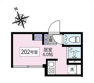 CRESTA松陰【2階】の間取り