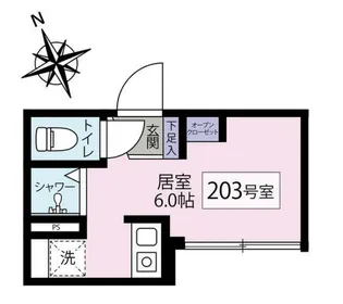 CRESTA松陰【2階】の間取り