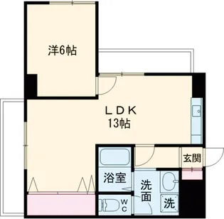 第二若木コーポ【3階】の間取り